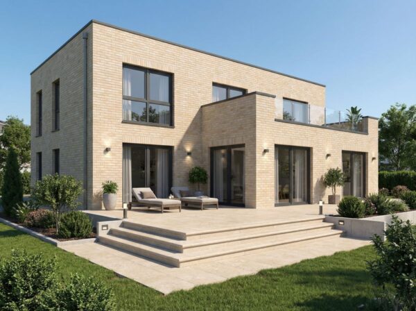 CASHMERE brick slips - Klinker Made in Germany brick slips CASHMERE, BOSTON: cream, light beige and soft sandy shades.