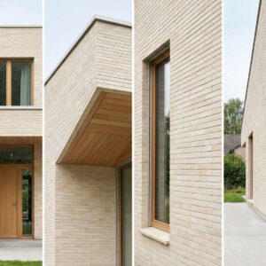 CASHMERE brick slips - Klinker Made in Germany brick slips CASHMERE, BOSTON: cream, light beige and soft sandy shades.
