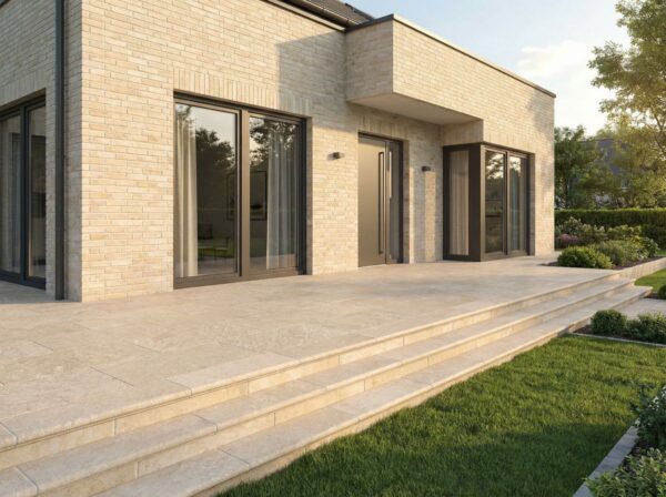 CASHMERE brick slips - Klinker Made in Germany brick slips CASHMERE, BOSTON: cream, light beige and soft sandy shades.