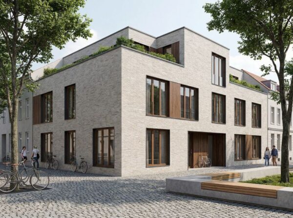 SMOKE brick slips - Klinker Made in Germany brick slips SMOKE, BOSTON: muted light grey and smoky white-grey tones.