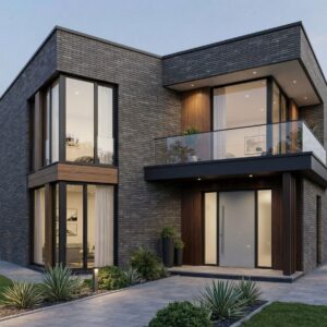 Facade cladding with BREDA brick slips from the KLINKER LINE collection - Klinker Made in Germany Facade cladding with BREDA brick slips from the KLINKER LINE collection