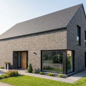 Facade cladding with BREDA brick slips from the KLINKER LINE collection - Klinker Made in Germany Facade cladding with BREDA brick slips from the KLINKER LINE collection