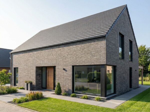 Facade cladding with BREDA brick slips from the KLINKER LINE collection - Klinker Made in Germany Facade cladding with BREDA brick slips from the KLINKER LINE collection