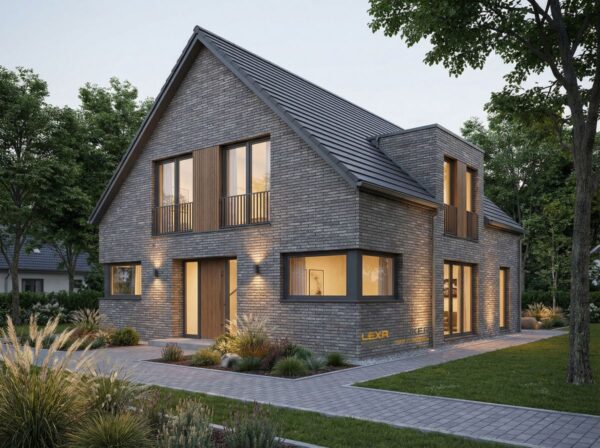 Facade cladding with BREDA brick slips from the KLINKER LINE collection - Klinker Made in Germany Facade cladding with BREDA brick slips from the KLINKER LINE collection