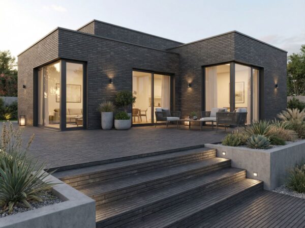Facade cladding with BREDA brick slips from the KLINKER LINE collection - Klinker Made in Germany Facade cladding with BREDA brick slips from the KLINKER LINE collection