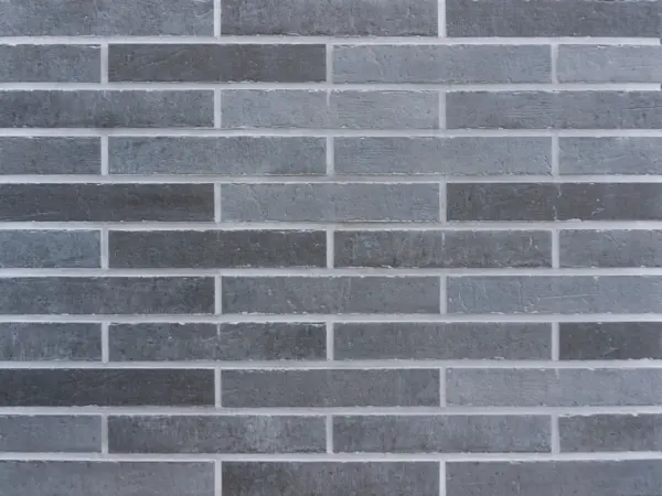 UTRECHT brick slips, KLINKER LINE: muted graphite and medium-grey shades